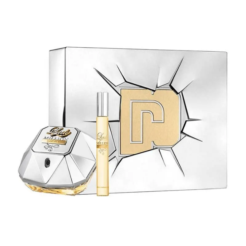 1,0 Paco Rabanne Lady Million Lucky 80ml EDP Spray 10ml Travel Spray