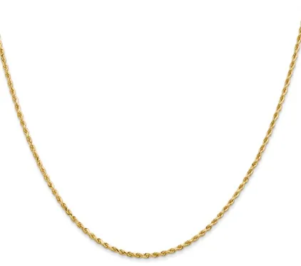 10KT Yellow Gold Chain and Cross