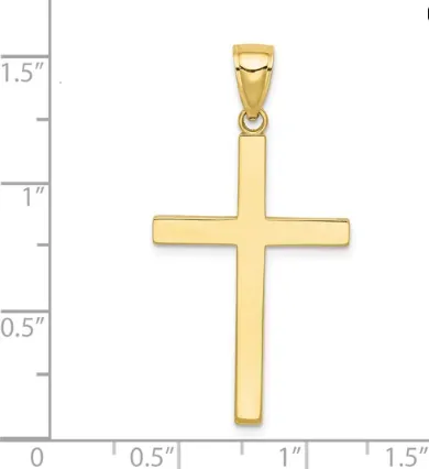 10KT Yellow Gold Cross