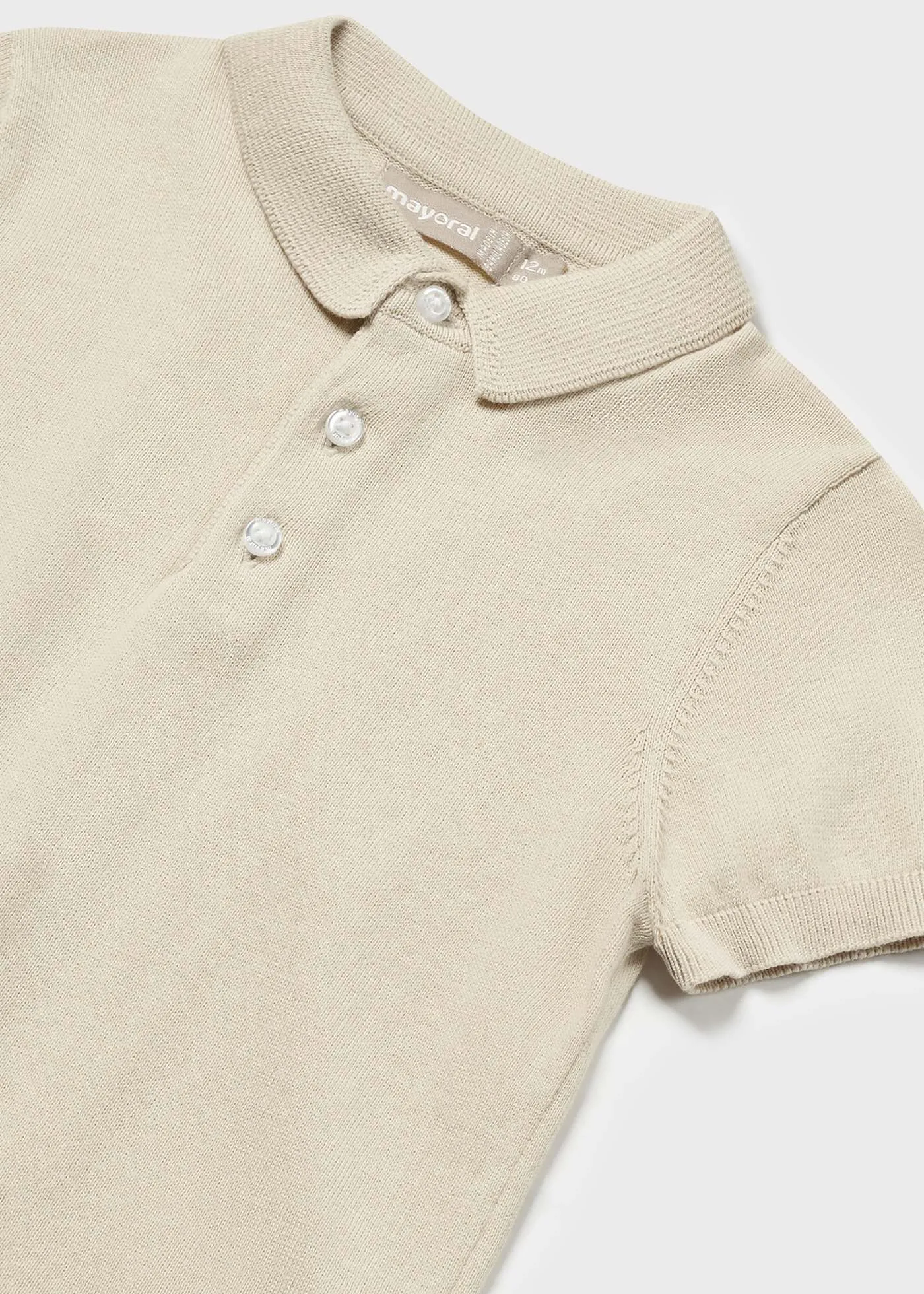 1105 - S/s polo for baby boy - Raffia