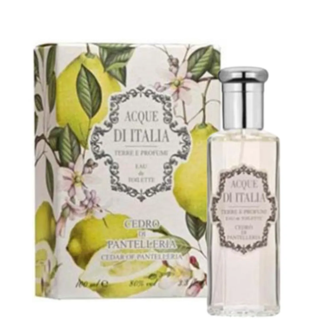 Acque di Italia Cedro Di Pantelleria pour femme Eau de Toilette 100 Ml