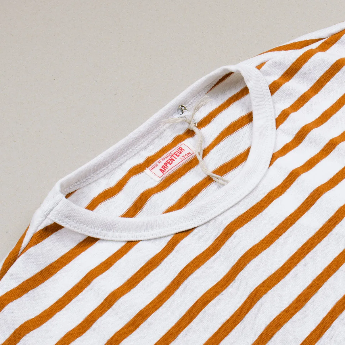 Arpenteur - Brehat Breton Jersey - White / Orange