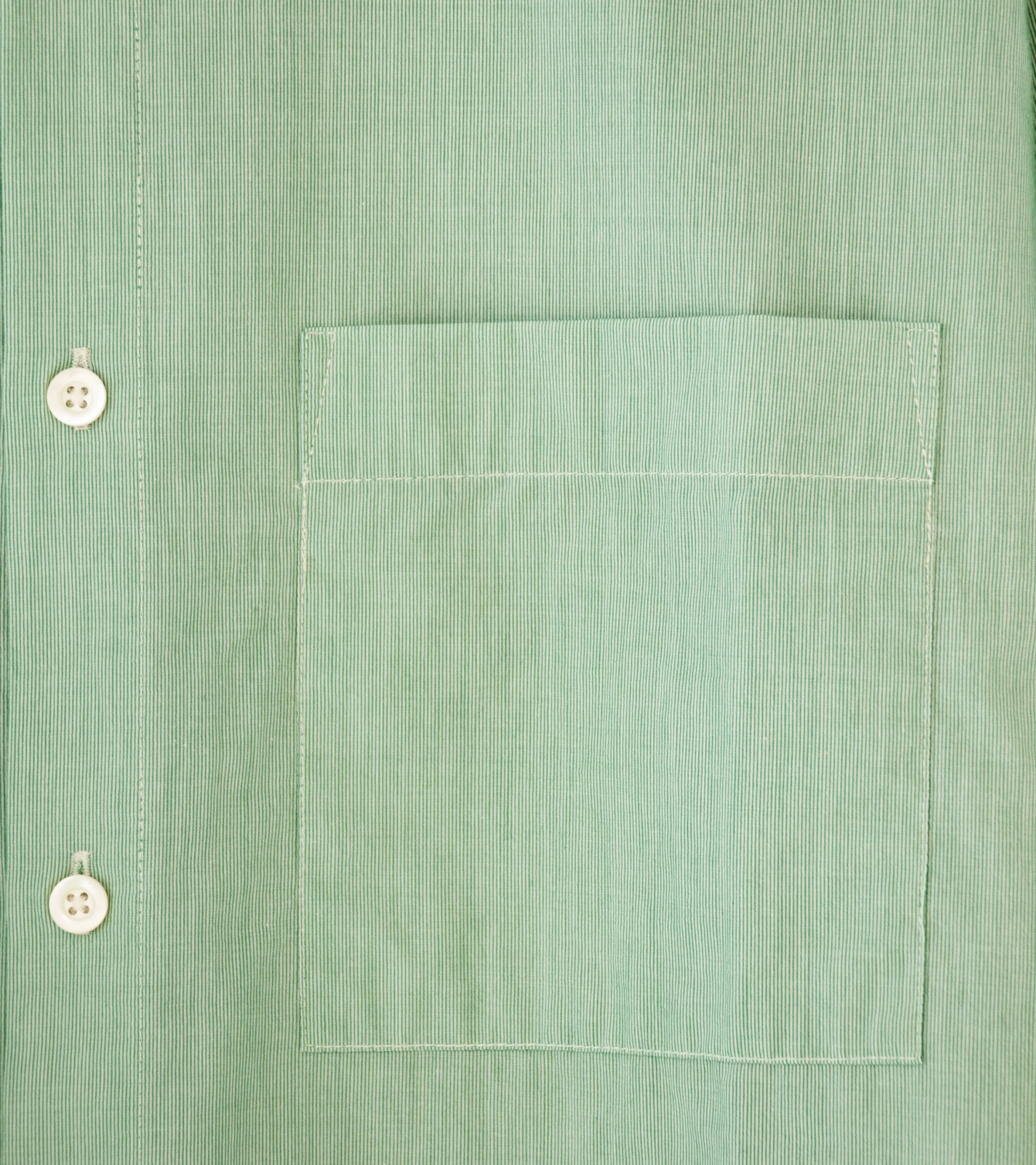 Arpenteur 'Doris Shirt' (Green Mini Seersucker)