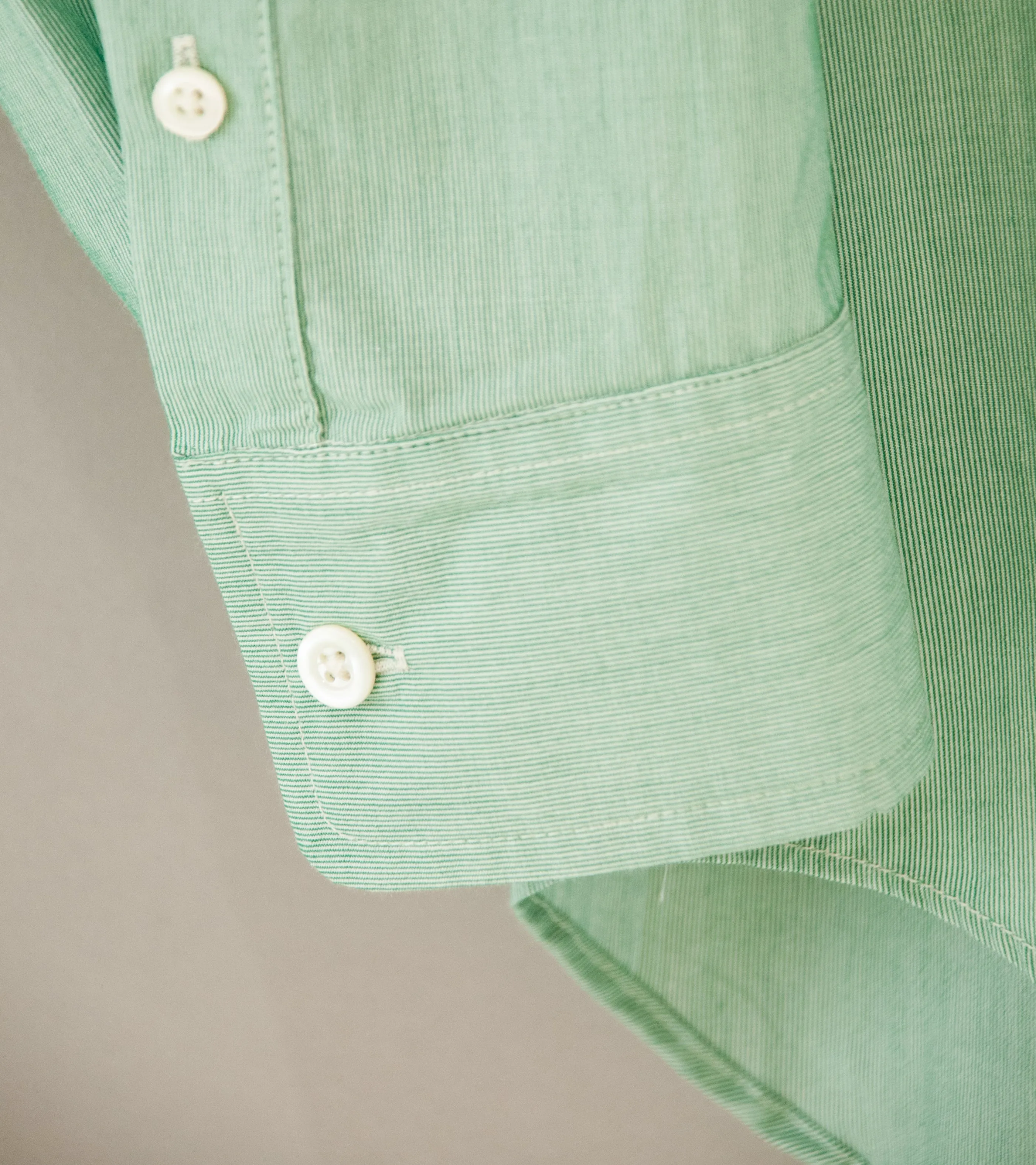 Arpenteur 'Doris Shirt' (Green Mini Seersucker)