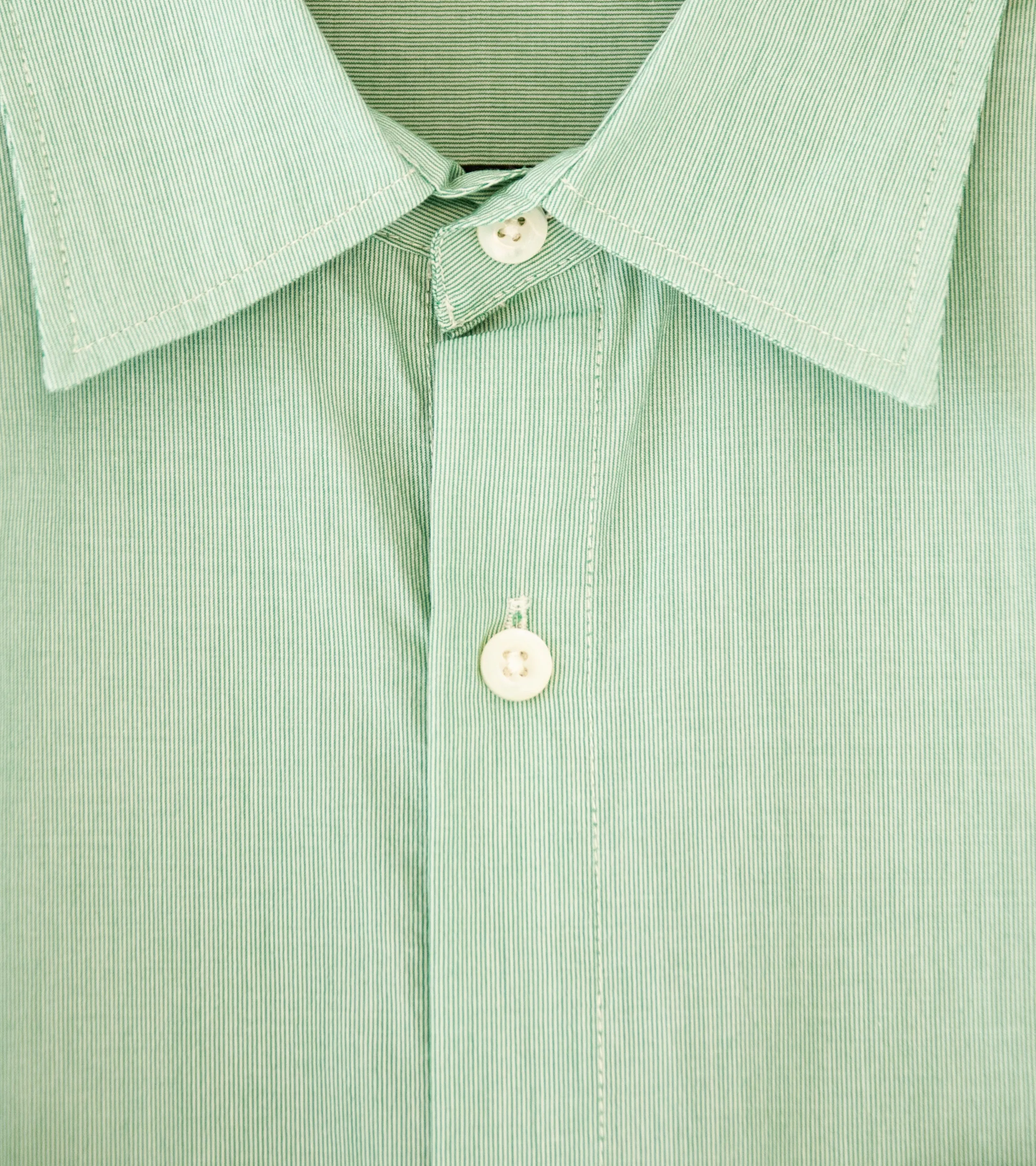 Arpenteur 'Doris Shirt' (Green Mini Seersucker)