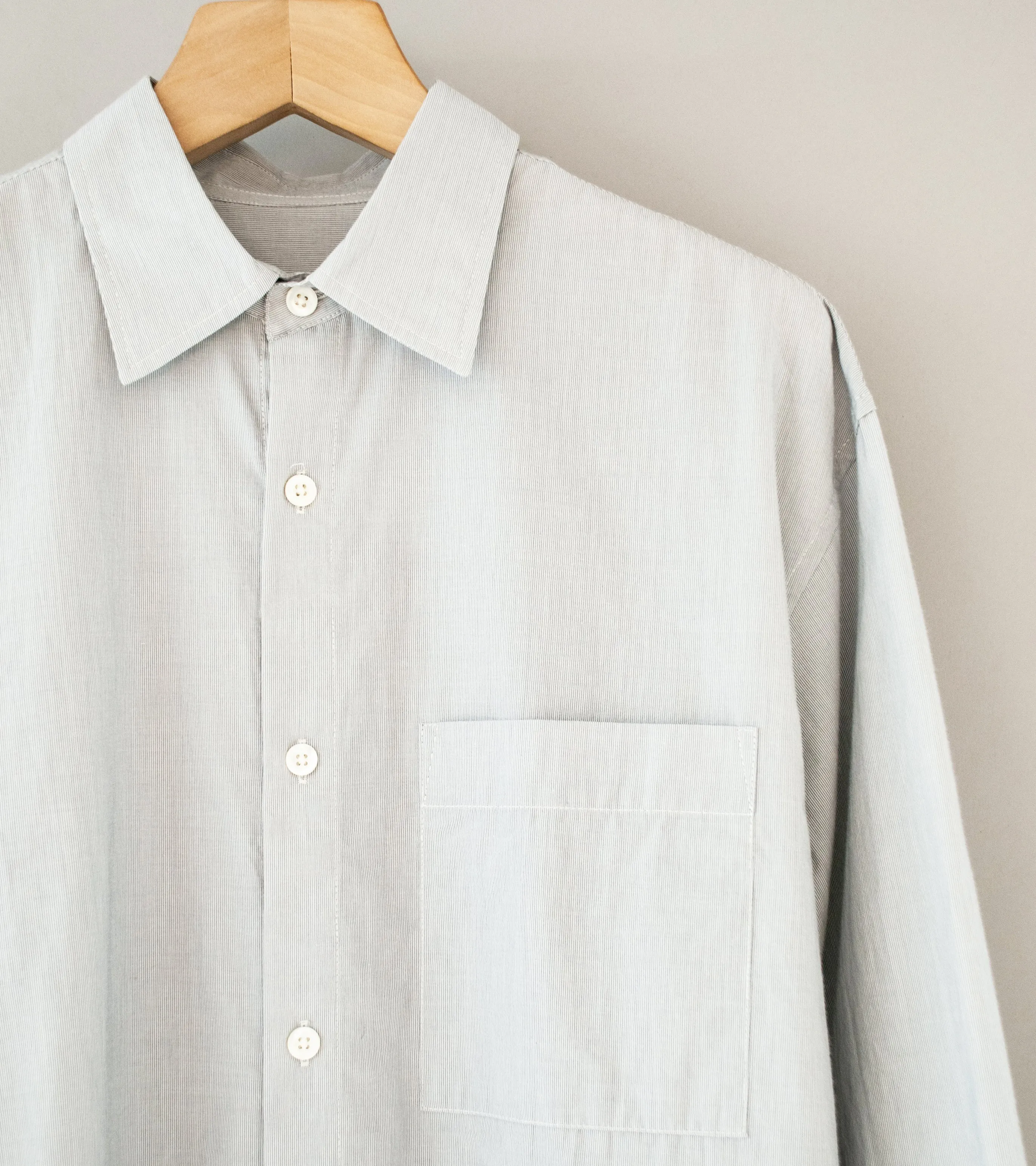 Arpenteur 'Doris Shirt' (Grey Mini Seersucker)