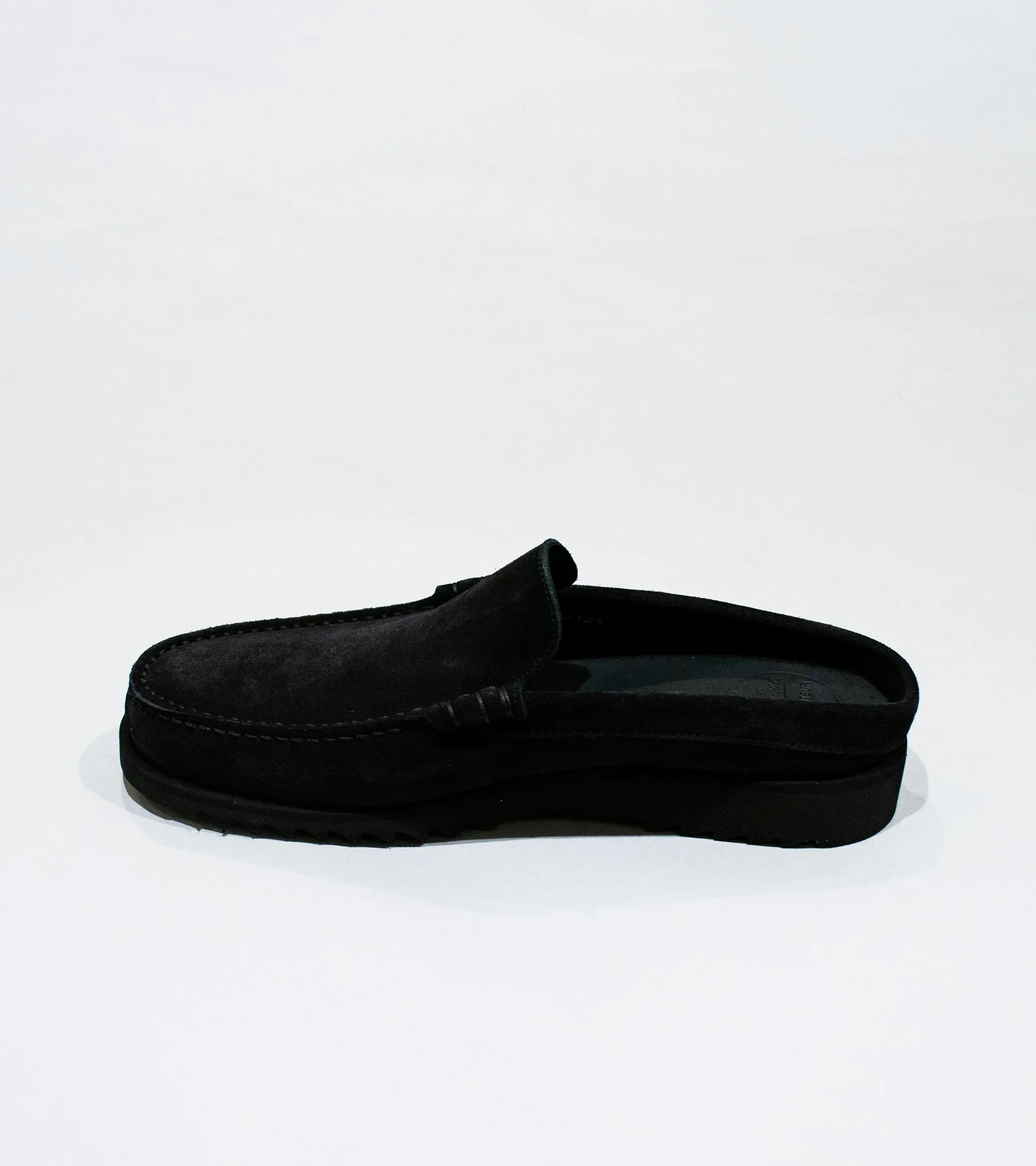 Arpenteur 'Paraboot Club Mule' (Black Suede)