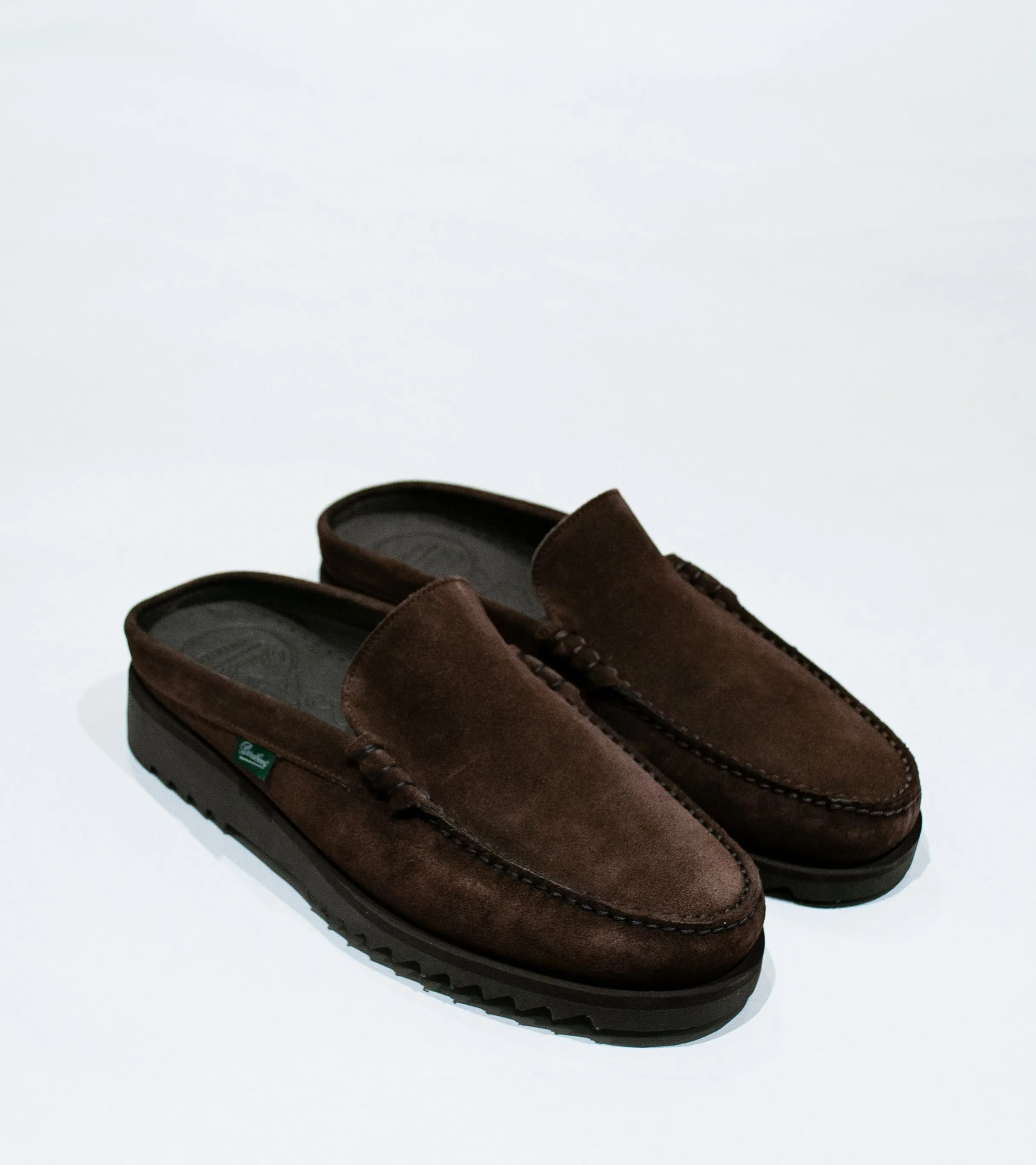 Arpenteur 'Paraboot Club Mule' (Brown Suede)