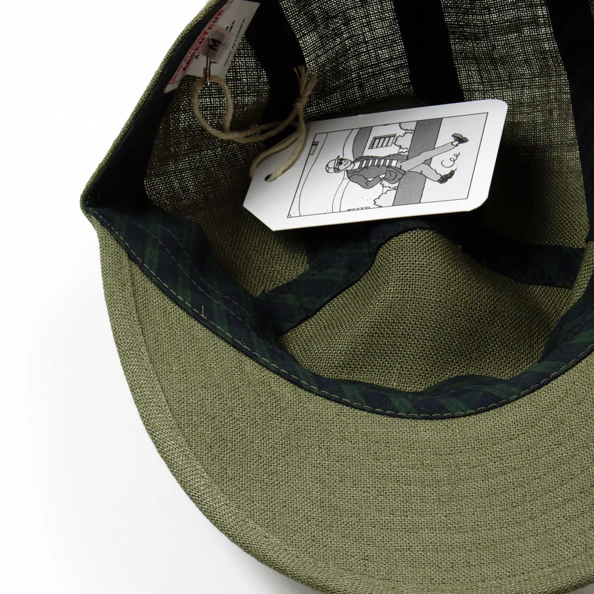 Arpenteur - Pétanque Hat - Olive Linen