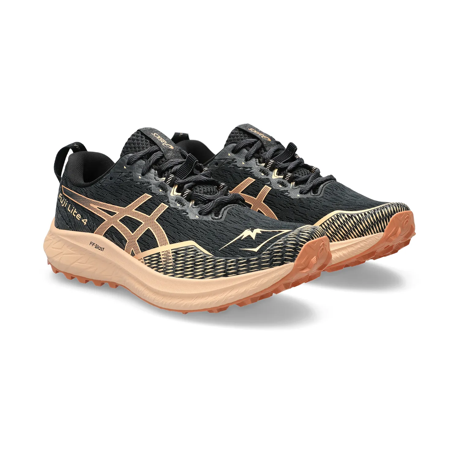 Asics Fuji Lite 4  Black/Terracotta