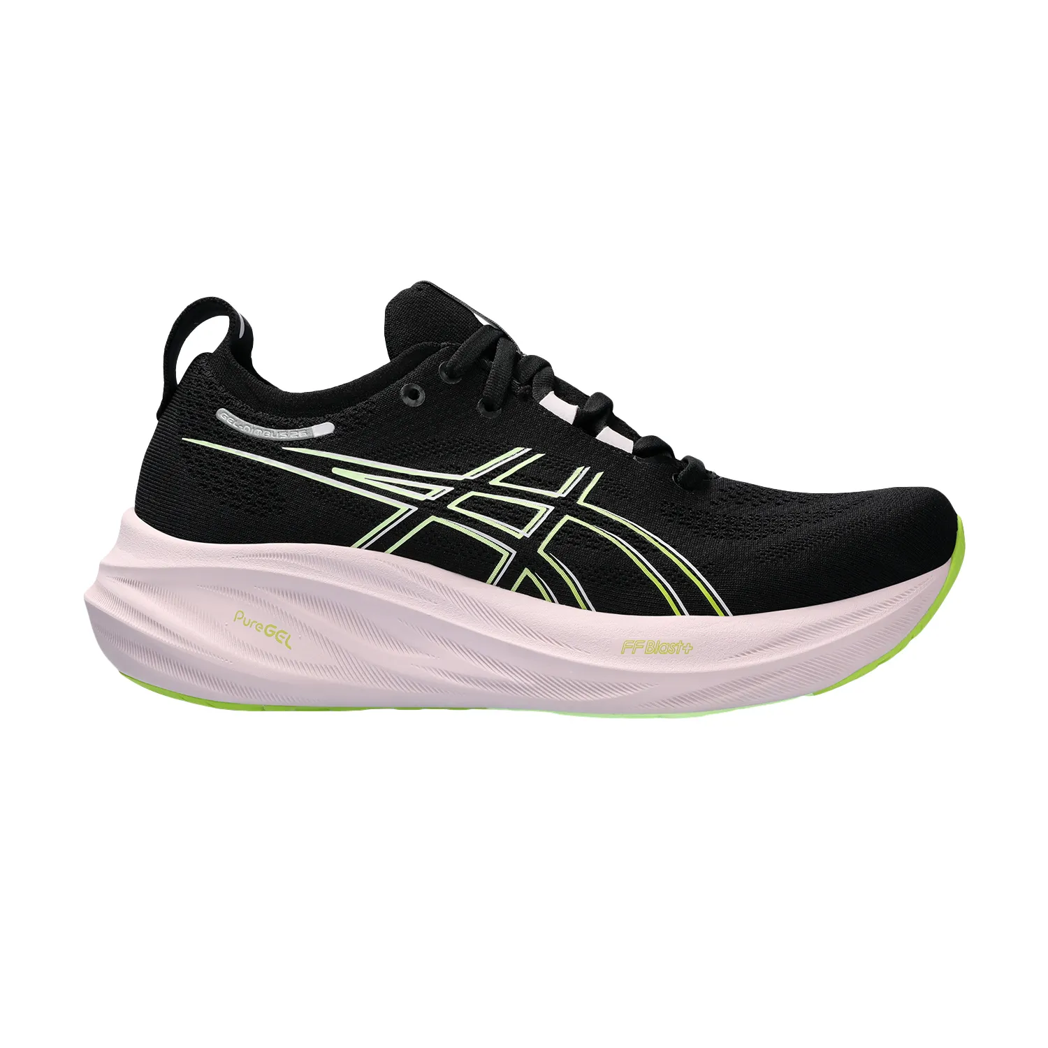 Asics Gel Nimbus 26  Black/Neon Lime