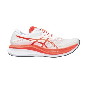 Asics Magic Speed 3  White/Sunrise Red