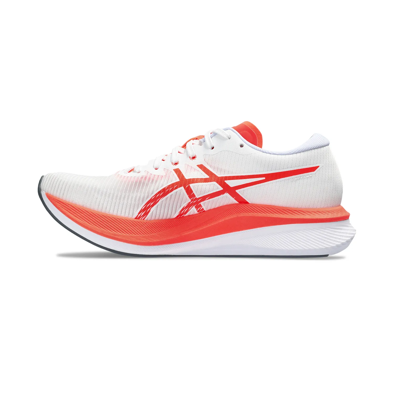 Asics Magic Speed 3  White/Sunrise Red