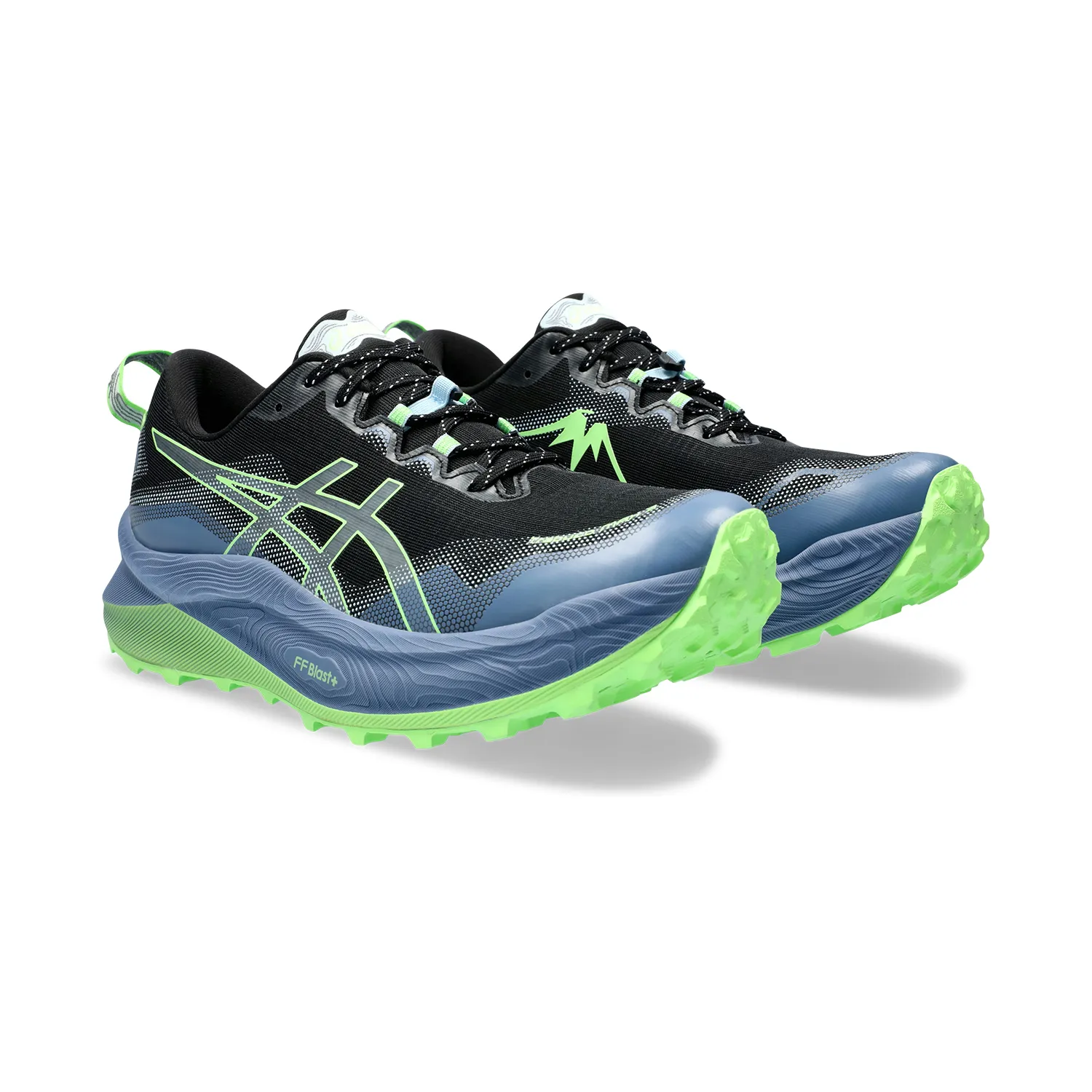 Asics Trabuco Max 3  Black/Illuminate Green