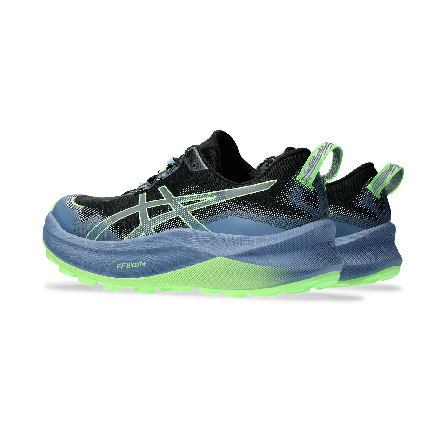 Asics Trabuco Max 3  Black/Illuminate Green