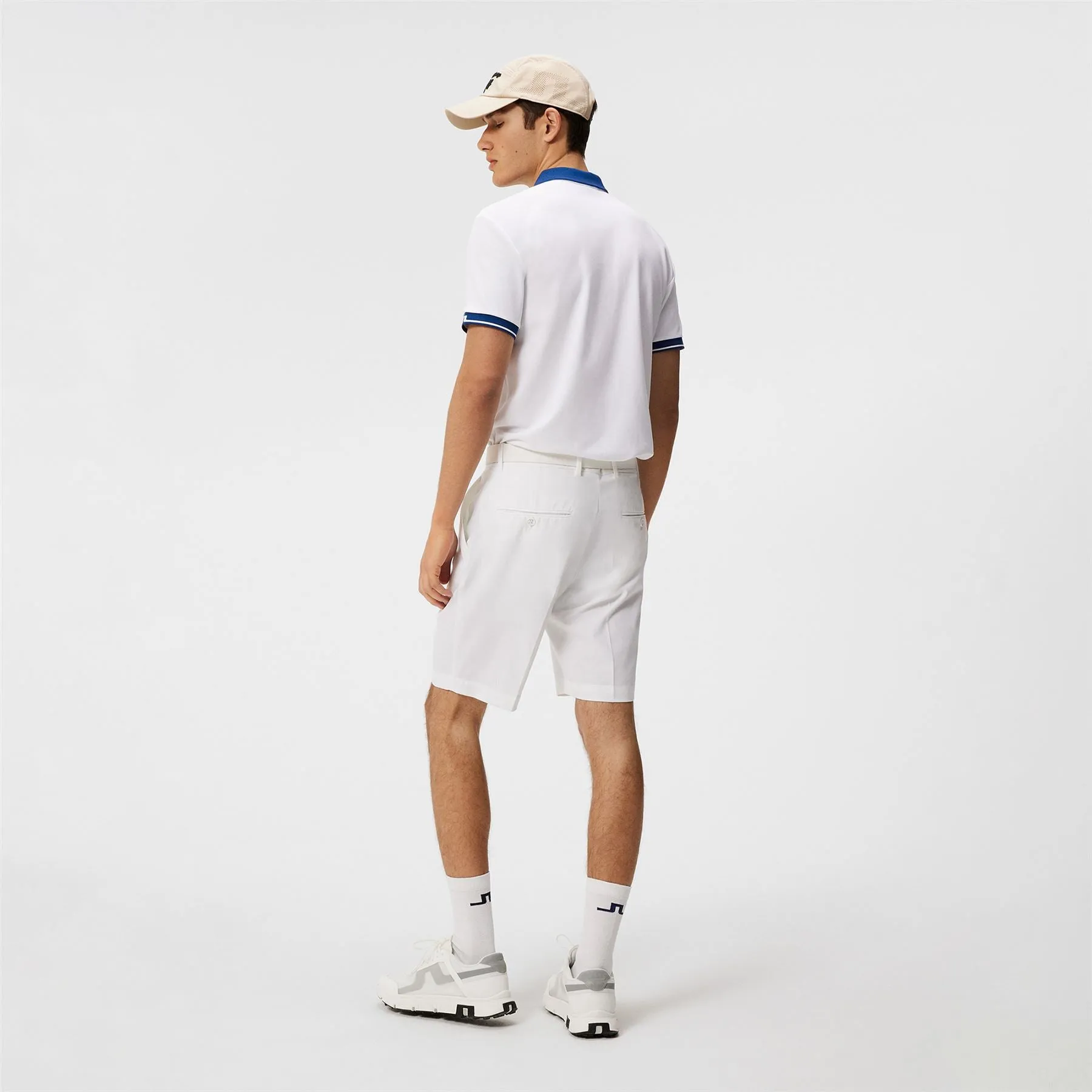 Bay Slim Fit Sport Pique Polo White - SS24