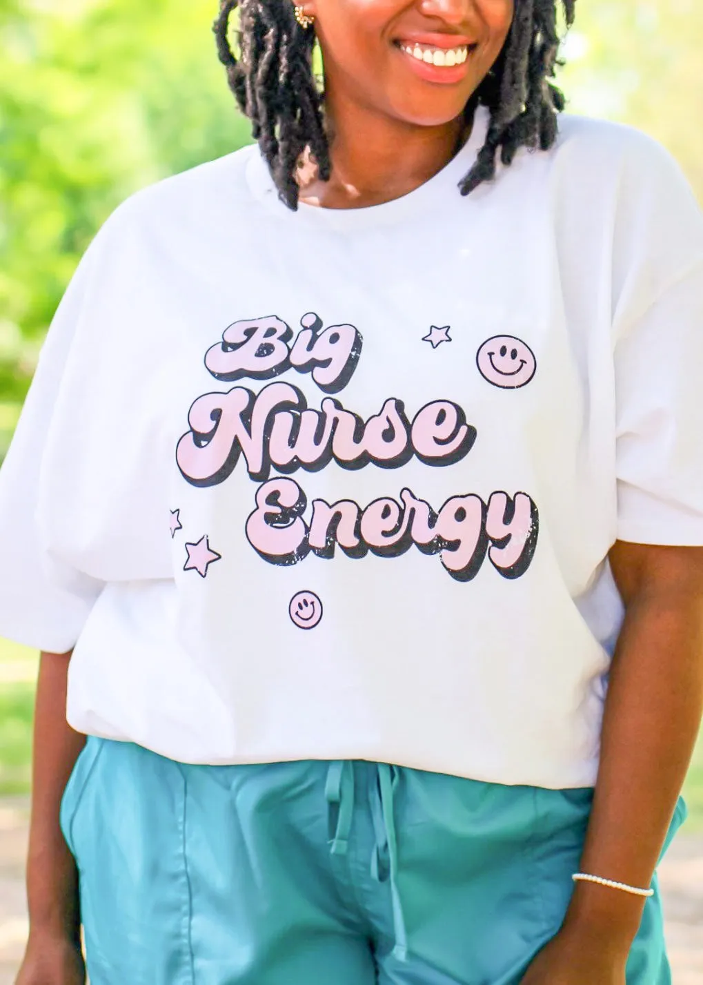 BIG NURSE ENERGY TEE | WHITE