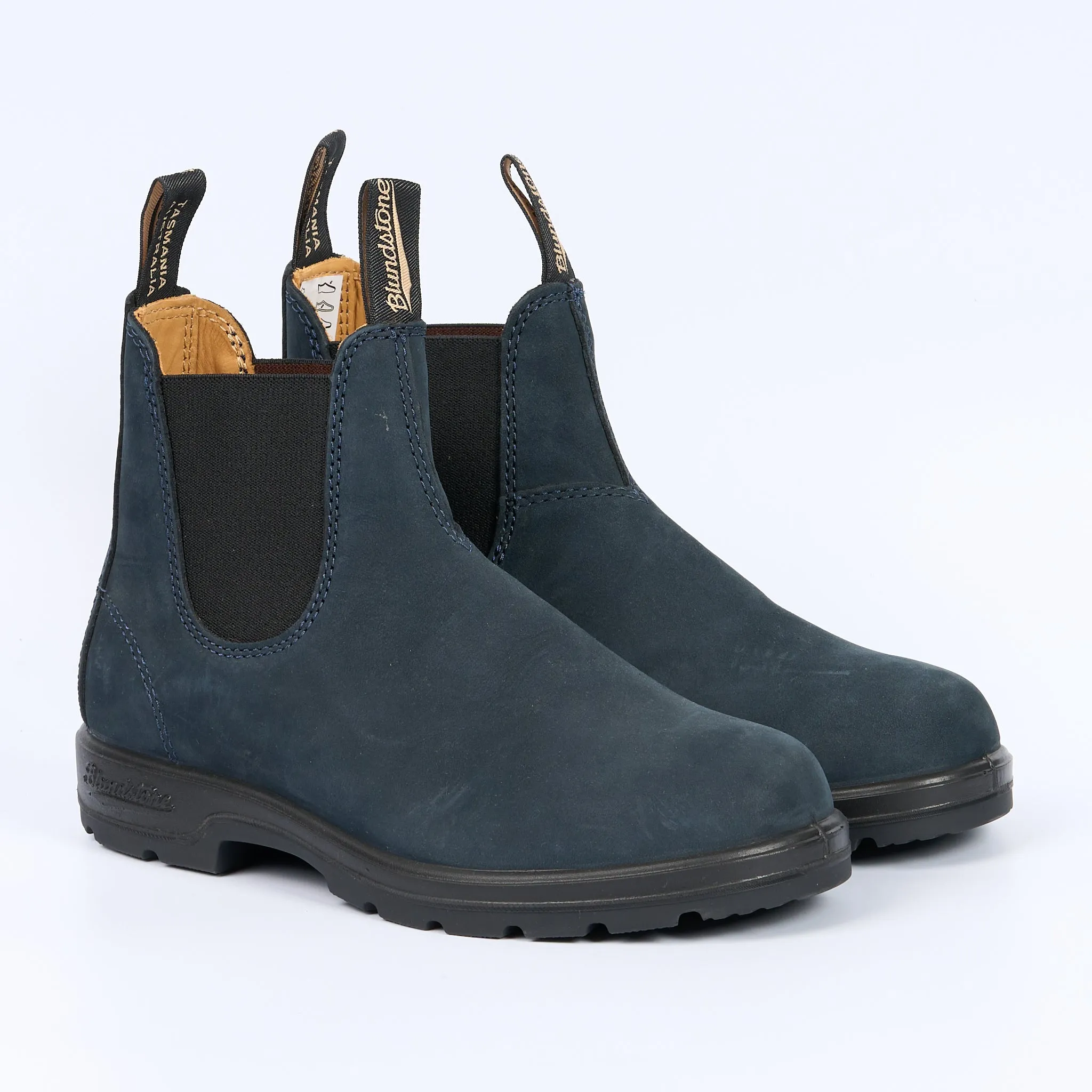 Blundstone Polacco Nabuk 1940 Blu/Nero Uomo