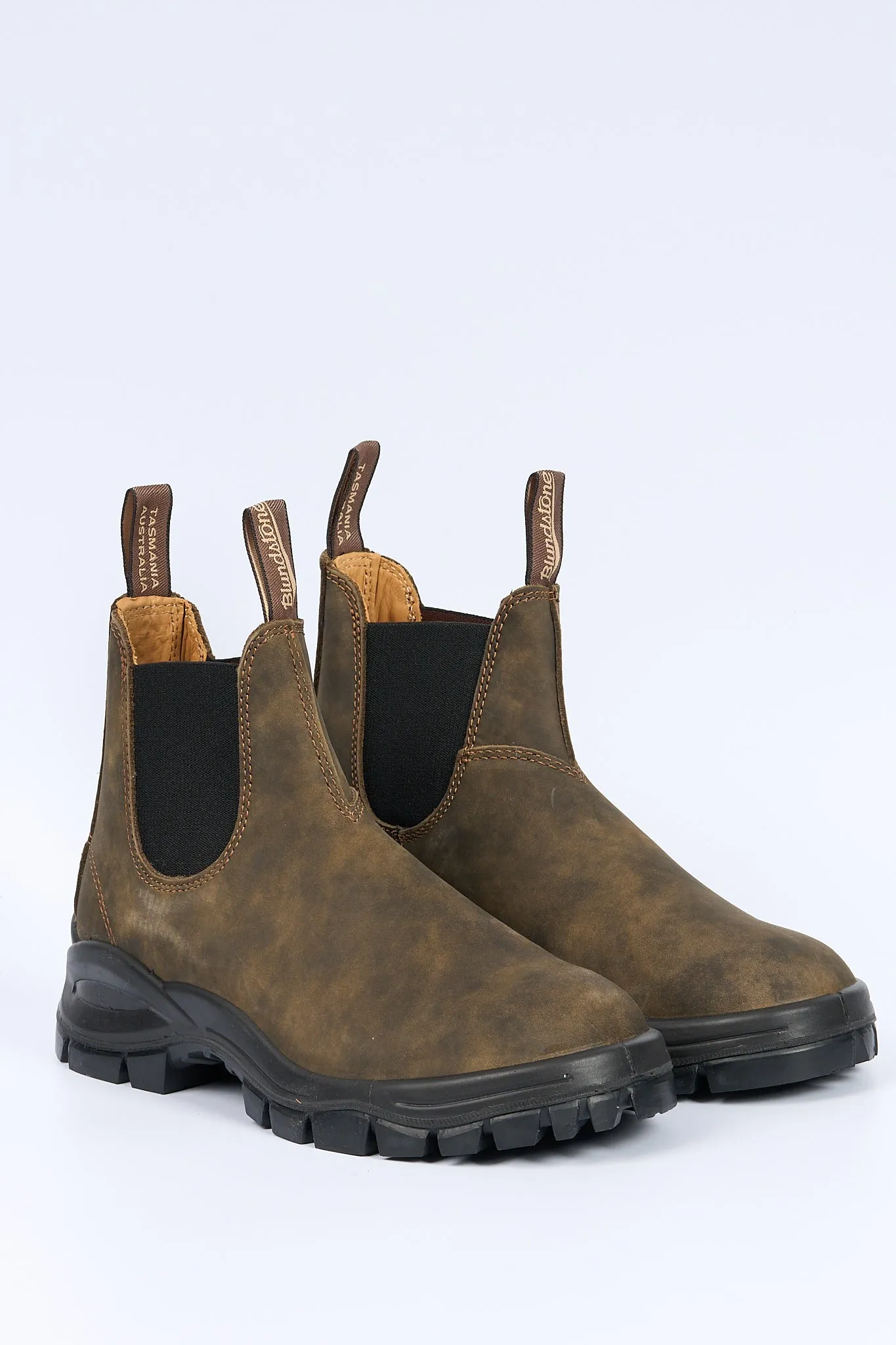 Blundstone Polacco Nabuk 2239 Marrone/Nero Uomo