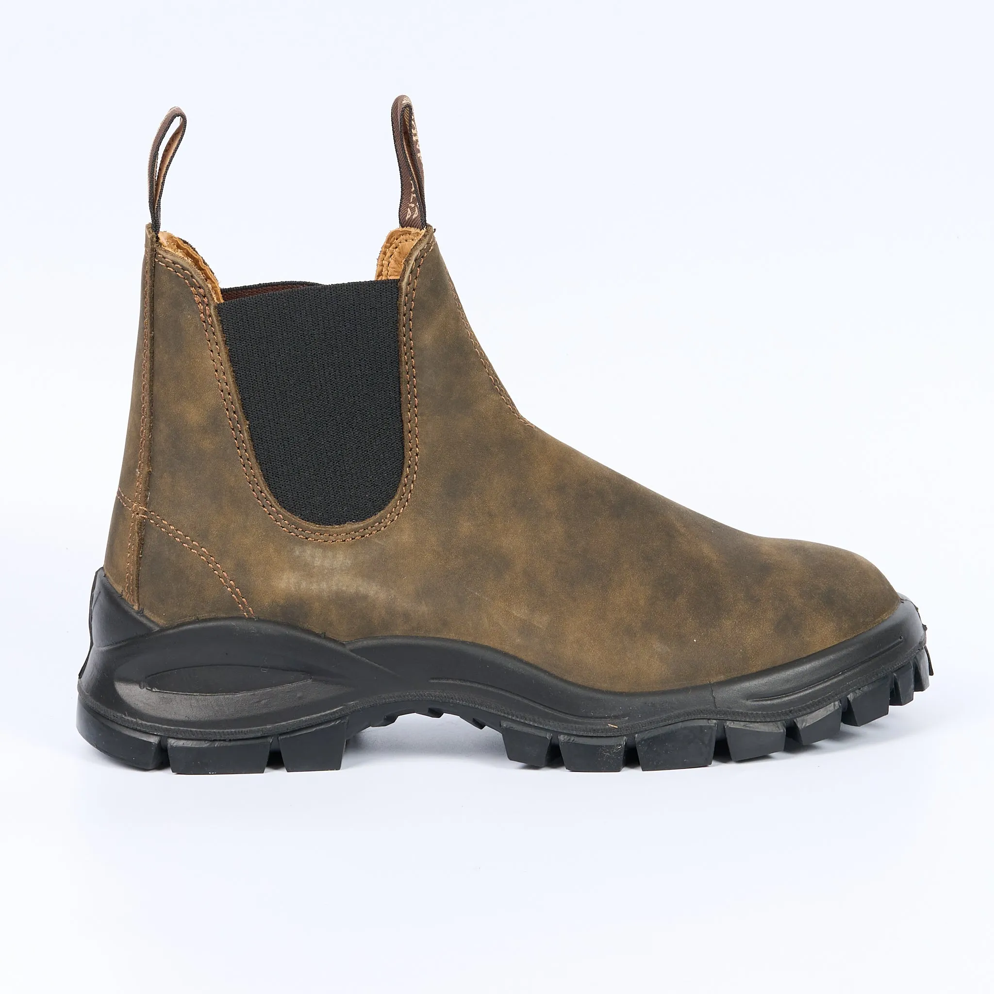 Blundstone Polacco Nabuk 2239 Marrone/Nero Uomo