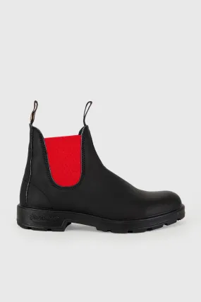 Blundstone Stivaletto Beatle 508 Pelle Nero/Rosso