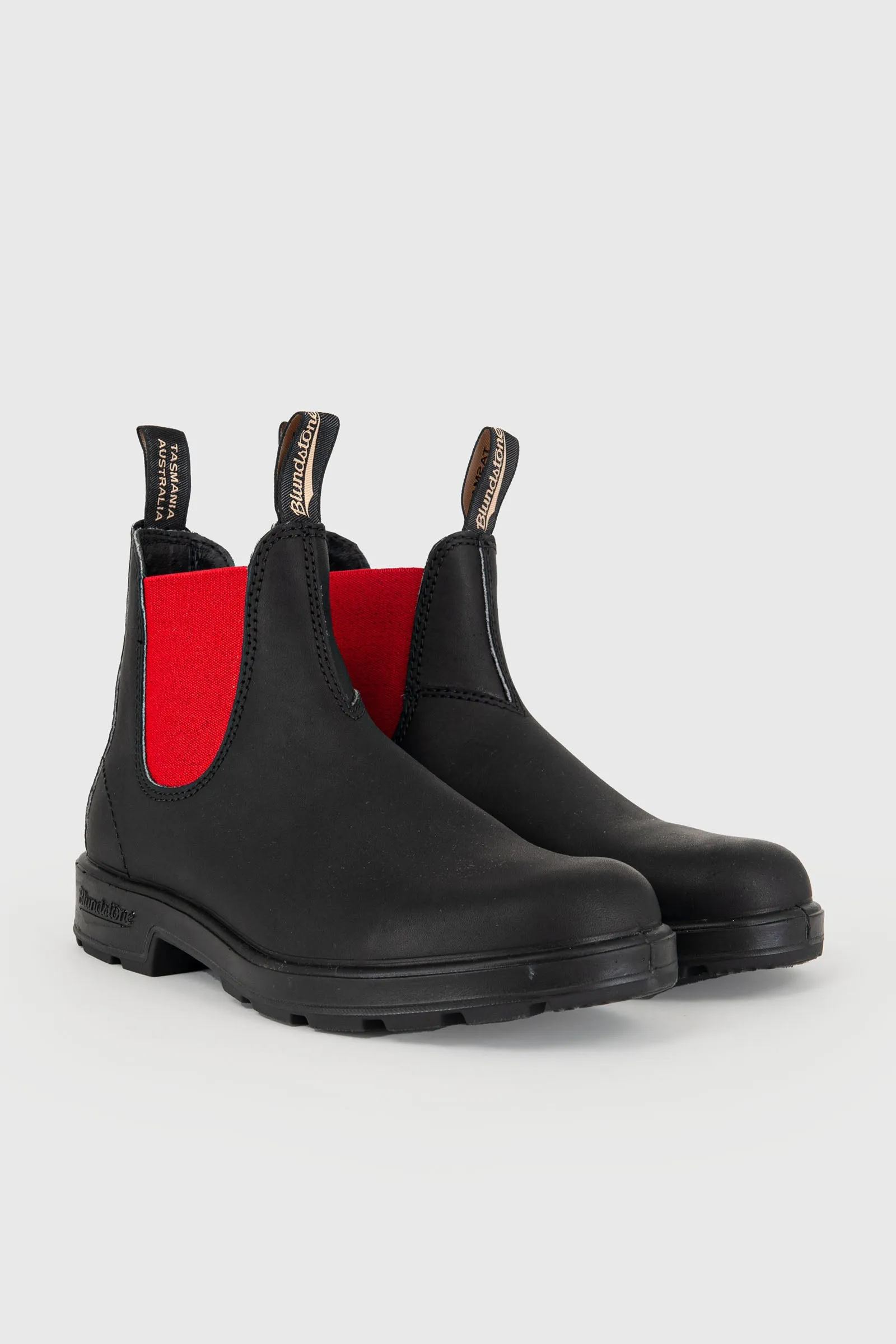 Blundstone Stivaletto Beatle 508 Pelle Nero/Rosso