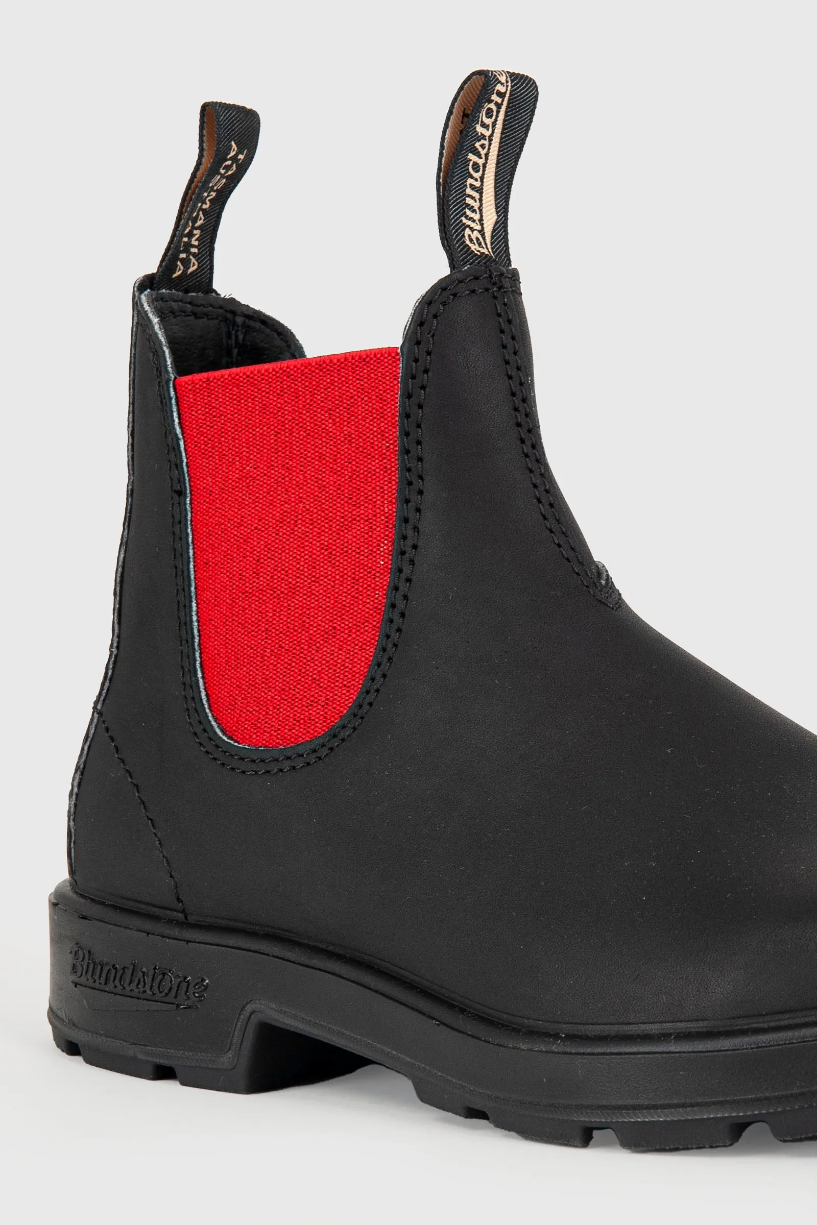 Blundstone Stivaletto Beatle 508 Pelle Nero/Rosso