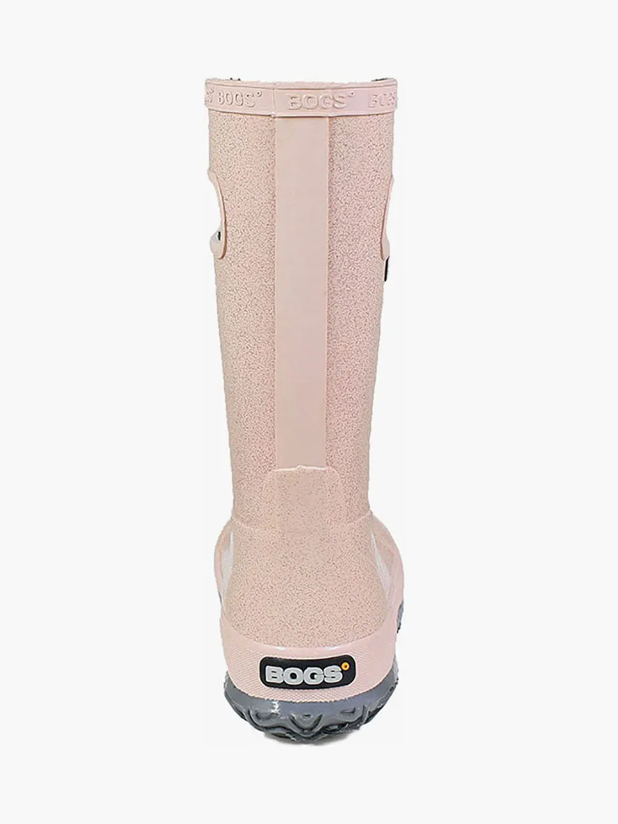 Bogs- Rain Boot Glitter Rose Gold Kids