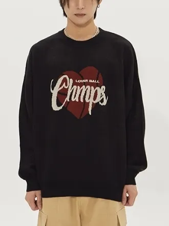 Born Champs  |Unisex Street Style Long Sleeves Sweaters