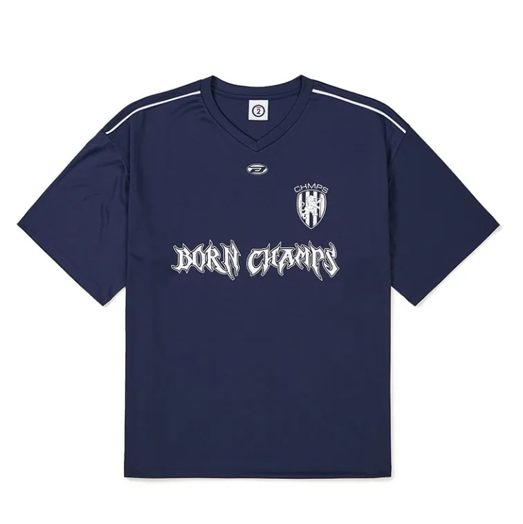 Born Champs  |Unisex Street Style Plain Cotton Logo T-Shirts