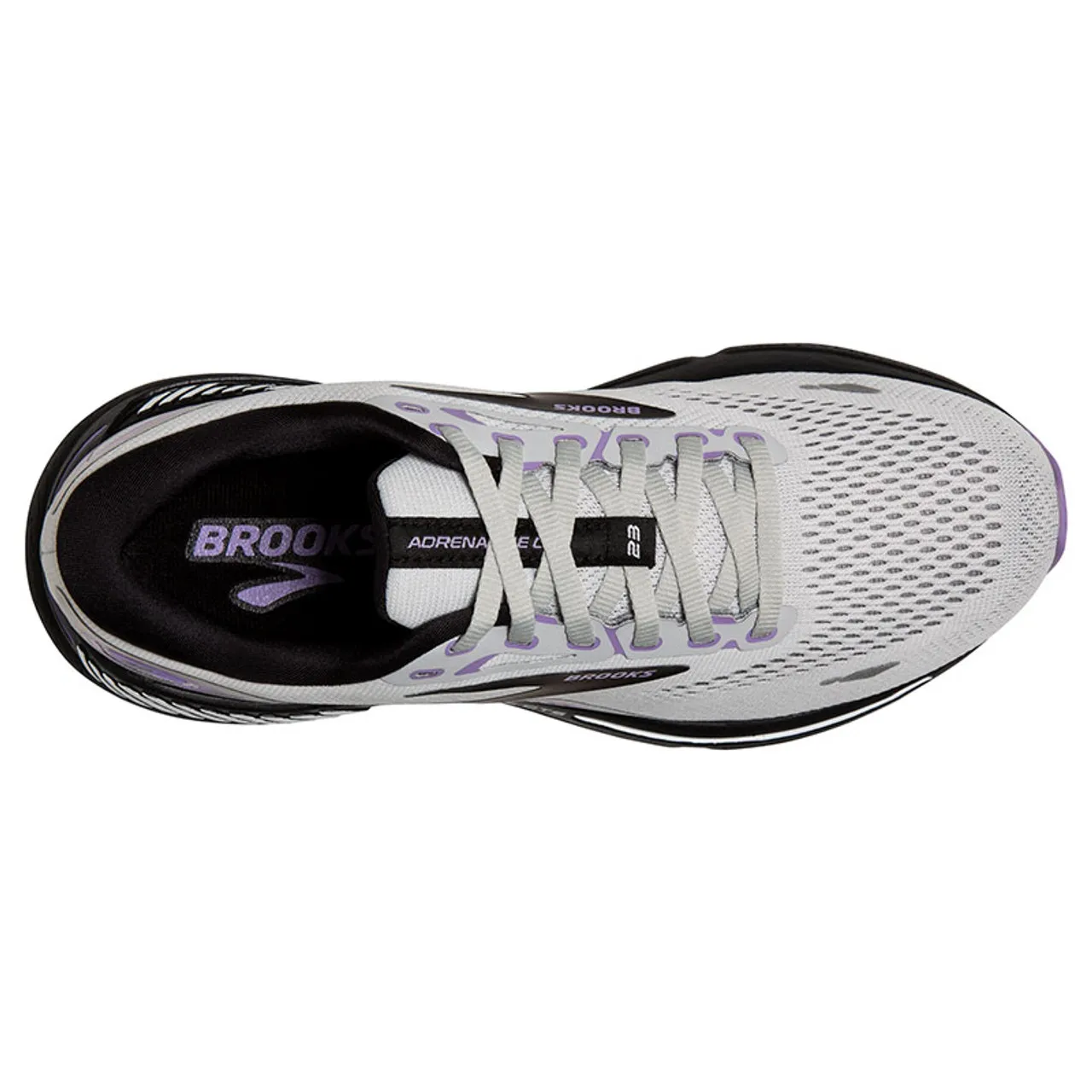 Brooks ADRENALINE GTS 23 Women's  Road Running Shoes Grey/Black/Purple