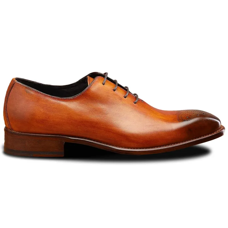 Calzoleria Toscana 4633 Wholecut Oxfords Dark Caramel