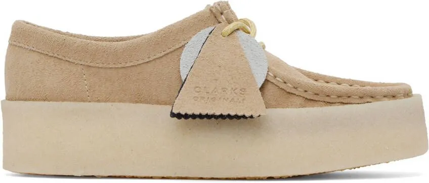 Clarks Originals Beige Wallabee Cup Oxfords