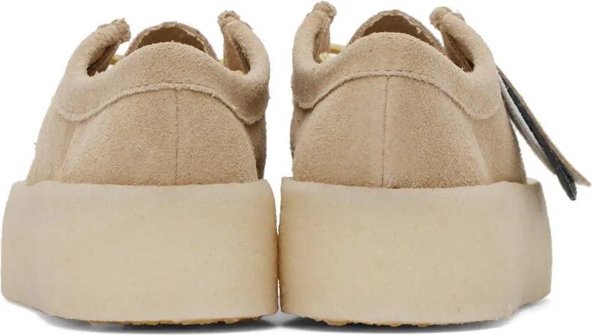 Clarks Originals Beige Wallabee Cup Oxfords