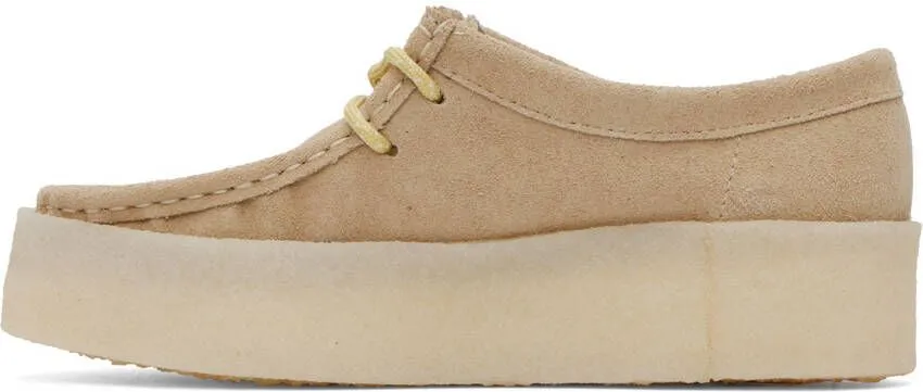 Clarks Originals Beige Wallabee Cup Oxfords