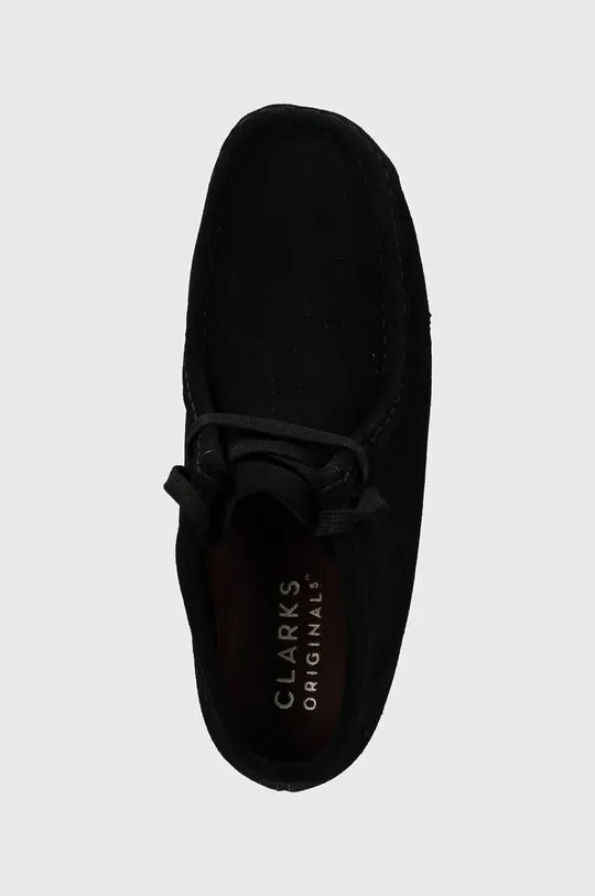 Clarks suede loafers Wallabee Boot black color 26155521