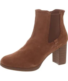 Clarks Womens Leather Casual Ankle Boots