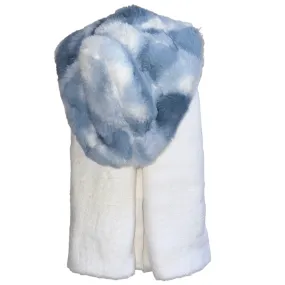 Confetti Blue/White Oversized Hooded Towel