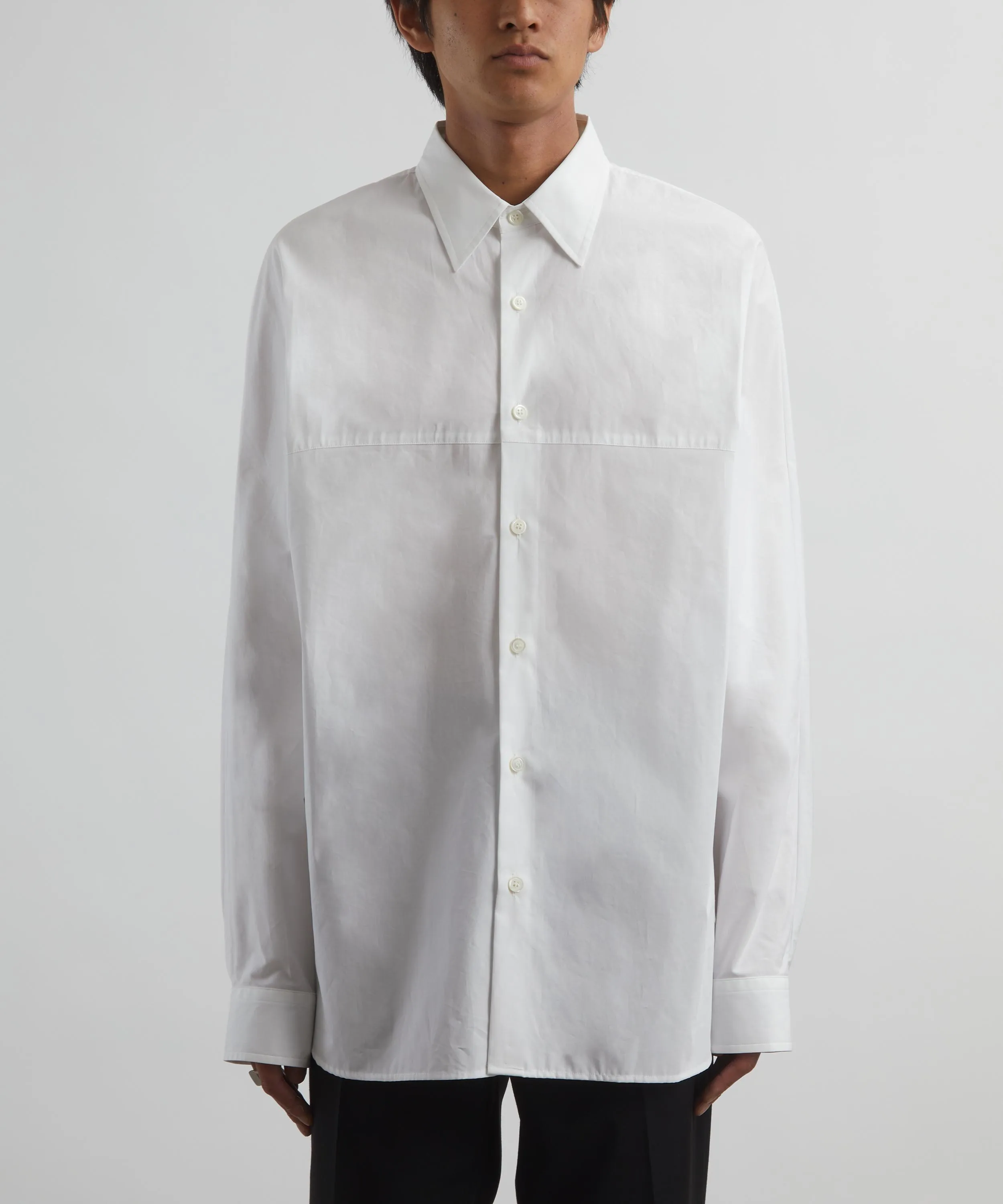 Cotton Kimono Sleeve Shirt