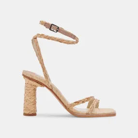 DEVIN HEELS LT NATURAL RAFFIA– Dolce Vita 6757599543362