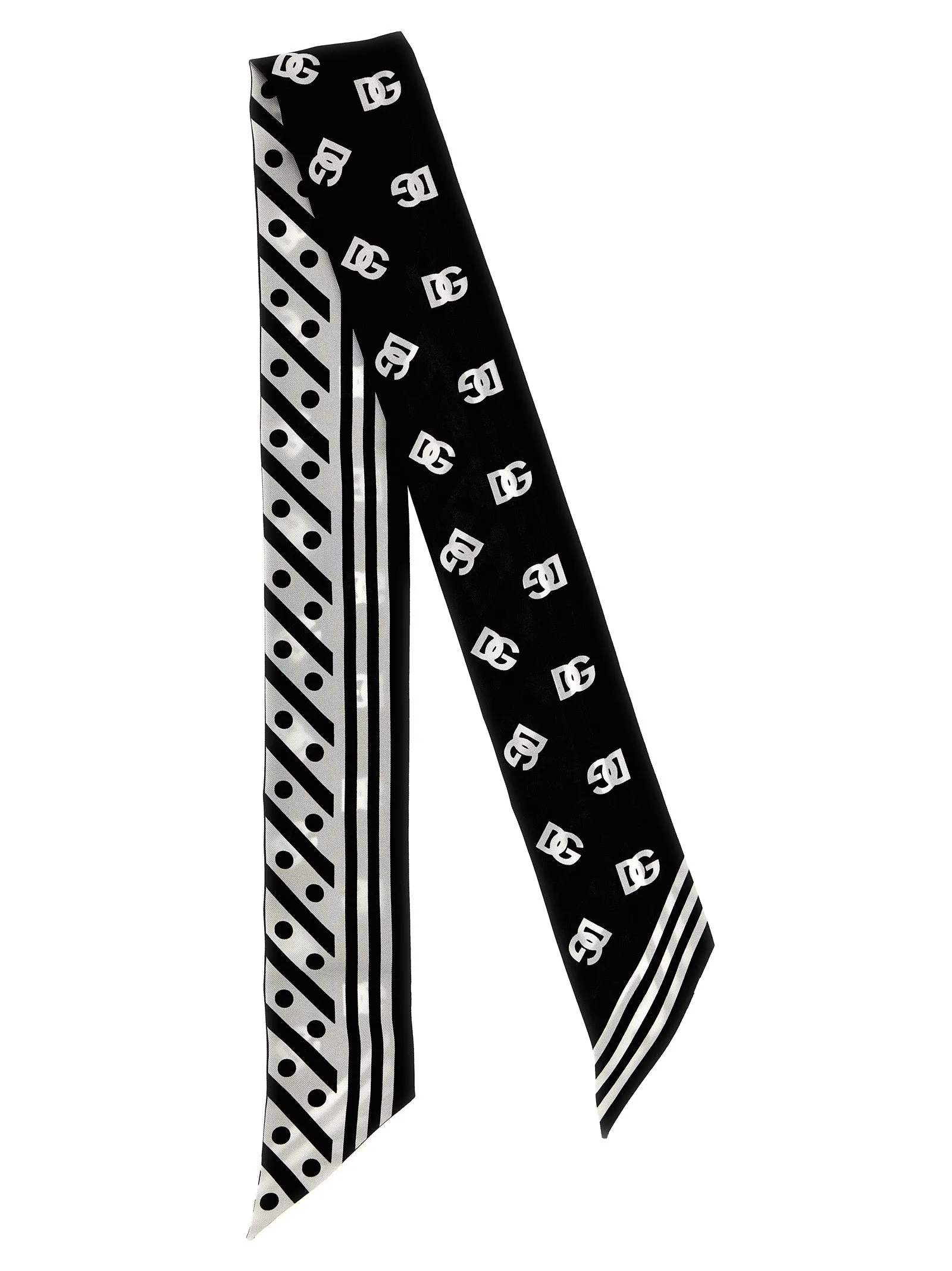 Dg Scarves, Foulards White/Black