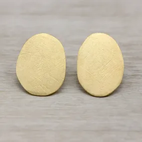 Disc Post Earrings