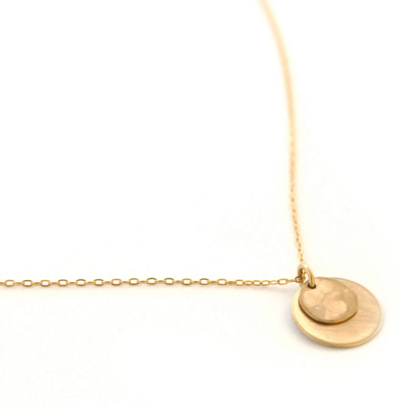 Double Disc necklace