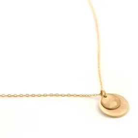 Double Disc necklace