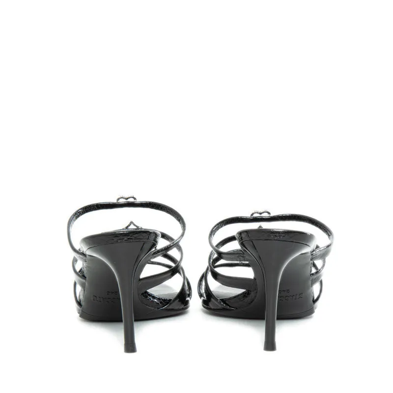 EK001-005 Sandal Heels - Black