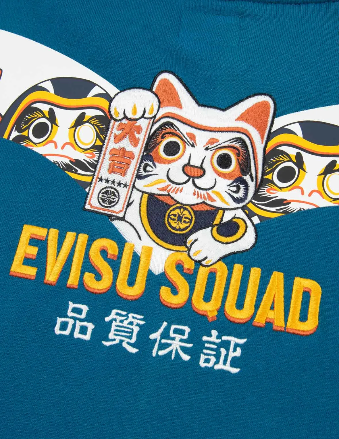 EVISU Squad Daicock Print Sweatshirt