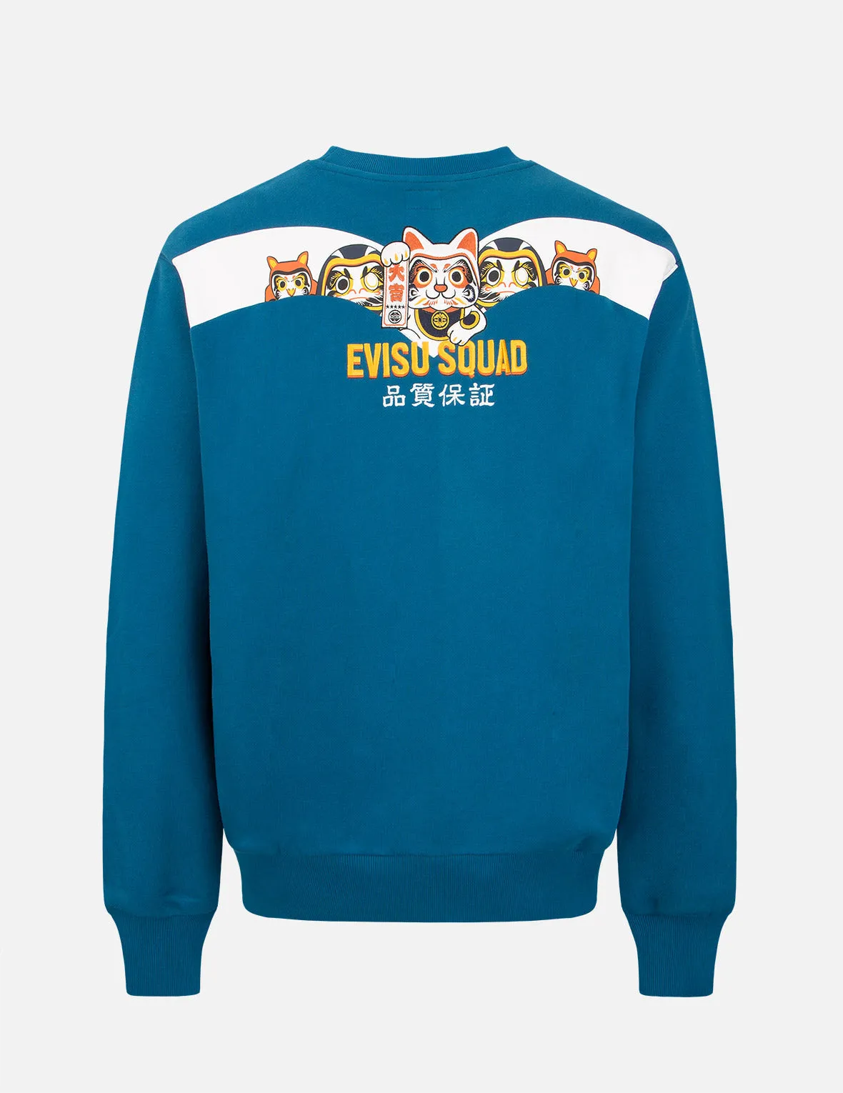 EVISU Squad Daicock Print Sweatshirt