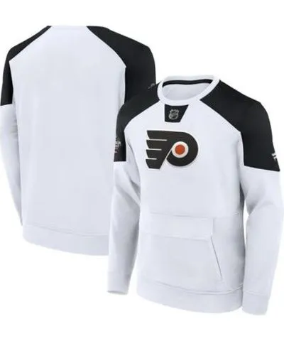 Fanatics Men's NHL Fanatics Philadelphia Flyers 2024 NHL Stadium Series Authentic Pro Fleece Logo Pullover Sweatshirt