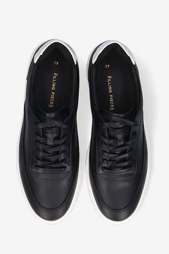 Filling Pieces leather sneakers Mondo Lux black color 46722901861