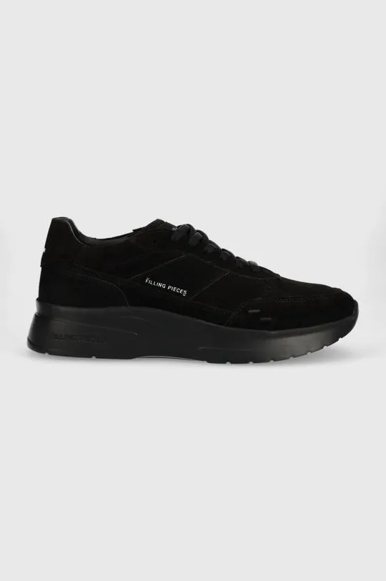 Filling Pieces suede sneakers Jet Runner black color 17127361847